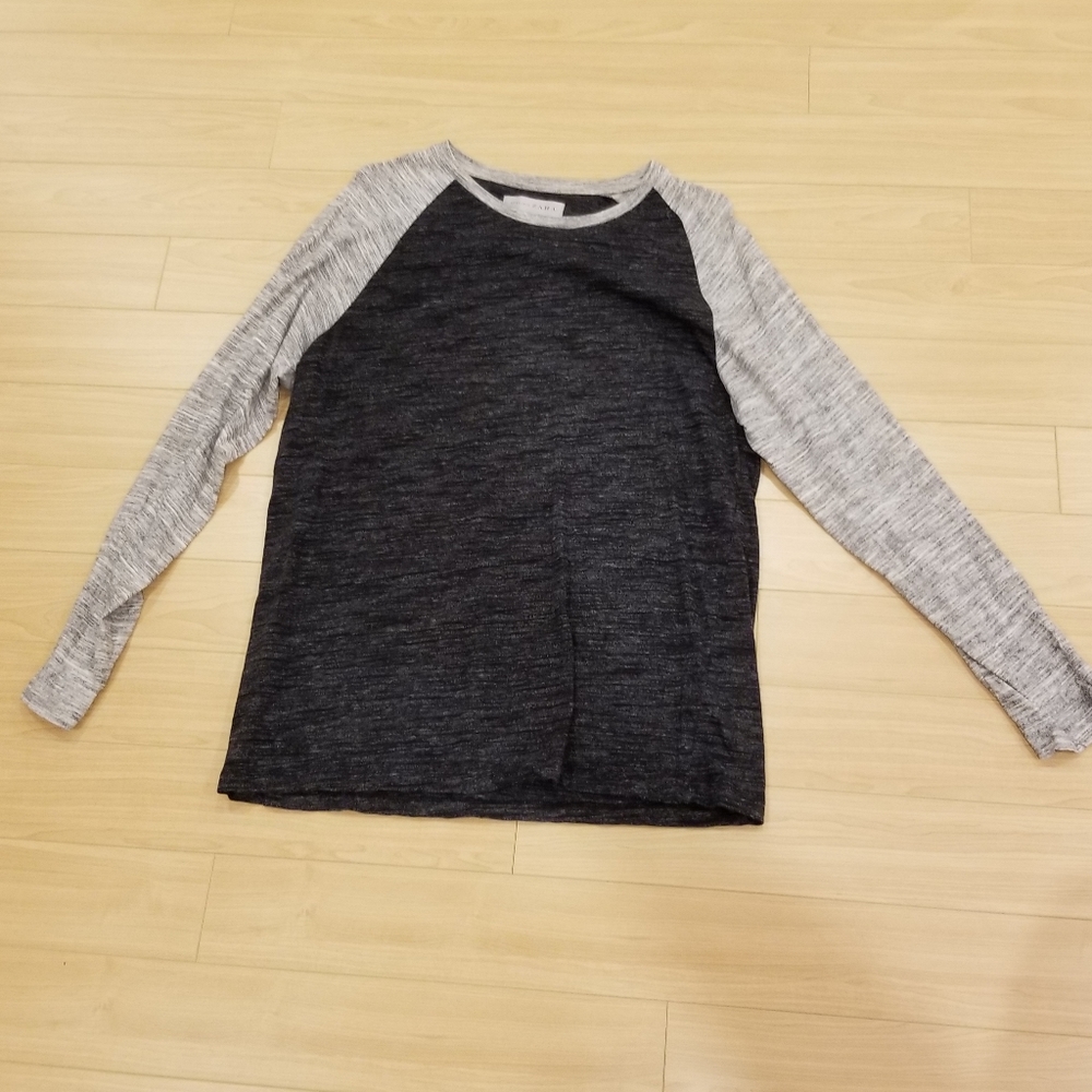 Zara Colour-block Long Sleeve Shirt